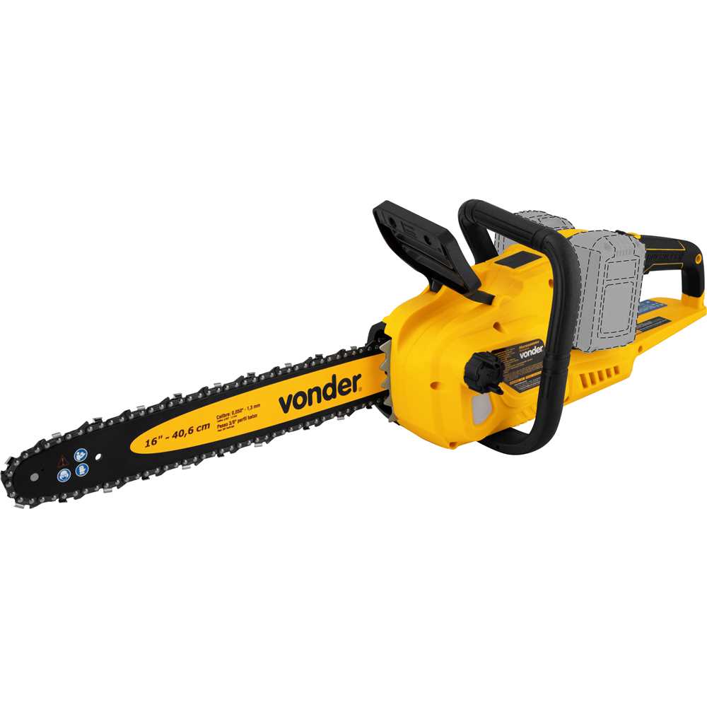 Motosserra, bateria intercambiável de 18 V + 18 V (36 V), se