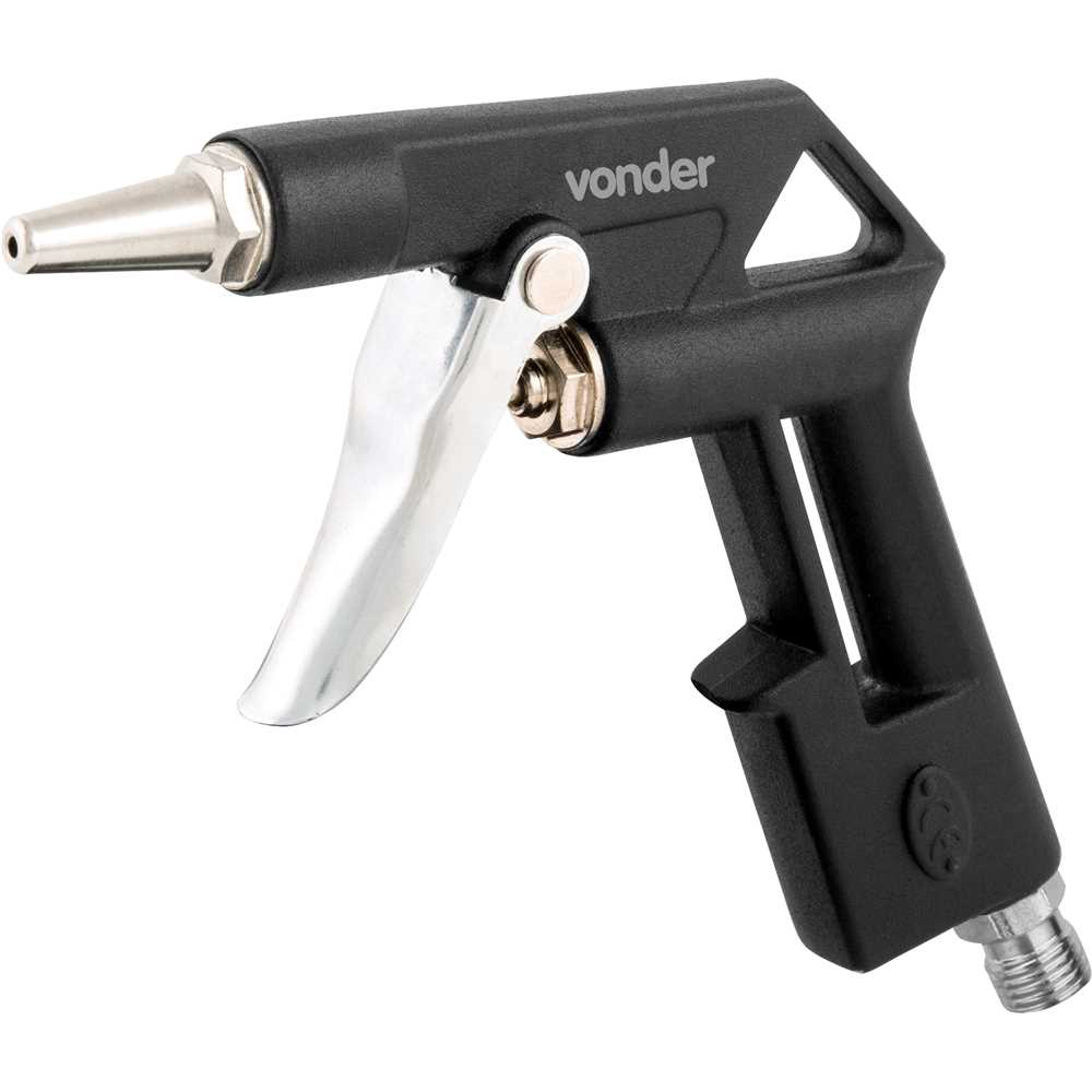 Pistola de ar para limpeza, curta, PLV 7, - Vonder