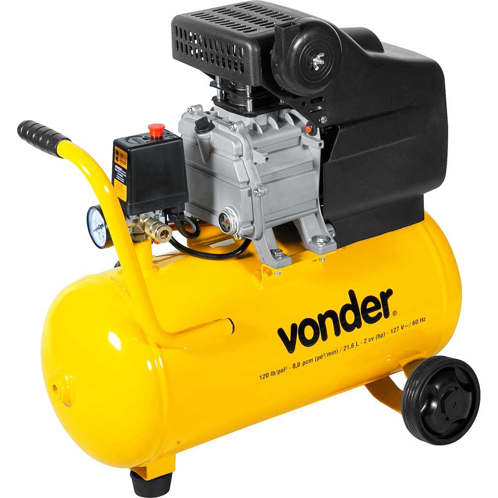 Motocompressor de ar, 8,0 pcm, 21,6 litros, 127 V~, MCV 216