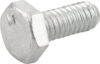 Parafuso sextavado zincado 1/4