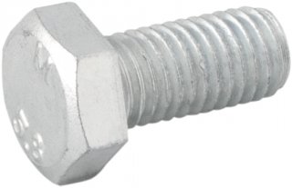 Parafuso sextavado zincado, 12 mm x 25 mm, MA, VONDER