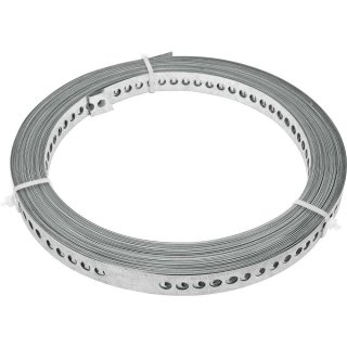 Fita de a�o perfurada 19 mm x 0,40 mm x 10 m VONDER