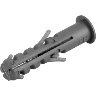 Bucha de pl�stico para fixa��o 12 mm, com anel, 150 pe�as, VA-12, VONDER
