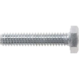 Parafuso sextavado zincado 1/4