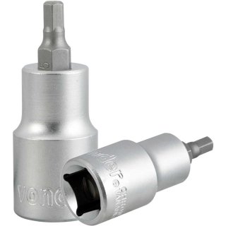 Soquete hexagonal 5 mm, encaixe de 1/2
