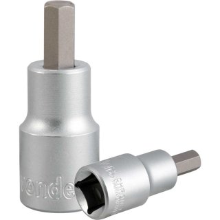 Soquete hexagonal 8 mm, encaixe de 1/2
