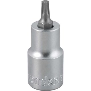 Soquete hexalobular macho T-27, encaixe 1/2