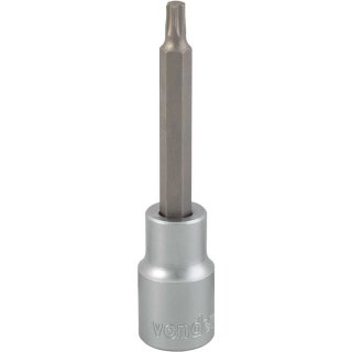 Soquete hexalobular macho longo, encaixe de 1/2