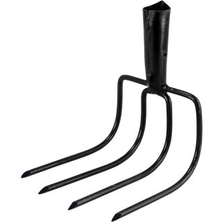 Forcado curvo, sem cabo, 4 dentes, VONDER