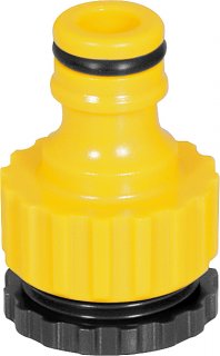 Conector pl�stico para torneira, rosca f�mea 3/4