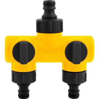 Adaptador m�ltiplo para mangueira com 2 sa�das e regulador de fluxo individual AMV 020, VONDER