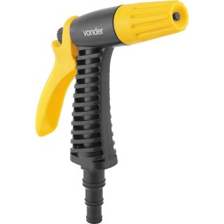 Esguicho pl�stico para jardim, tipo pistola, refor�ado, espig�o adapt�vel (1/2