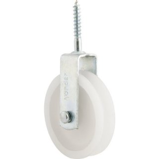 Roldana pl�stica, 6 cm, com parafuso, VONDER