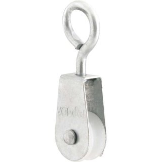 Roldana pl�stica, 2 cm, com olhal, VONDER