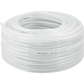 Mangueira PVC cristal tran�ada, VPT, 250 libras,  1/4