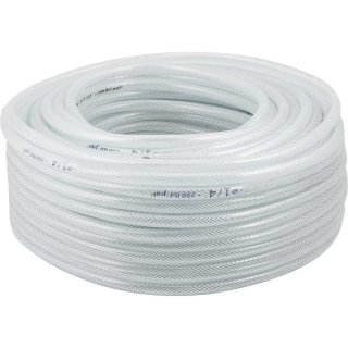 Mangueira PVC cristal tran�ada, VPT, 250 libras,  5/16
