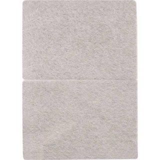 Feltro autoadesivo bege, retangular, 95 mm x 68 mm, VONDER