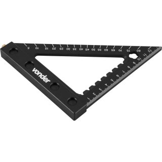 Esquadro triangular para carpintaria, 120 mil�metros, VONDER