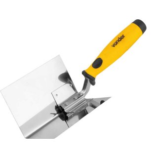 Esp�tula de a�o inox para canto interno, VONDER