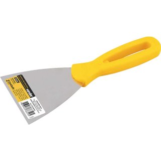 Esp�tula de a�o inox, 8 cm, com cabo pl�stico, VONDER