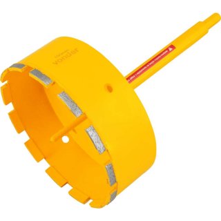 Serra copo diamantada 150 mm, com haste, VONDER
