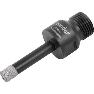 Serra copo diamantada, 10 mm, para esmerilhadeira, VONDER