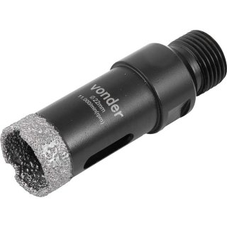 Serra copo diamantada, 22 mm, para esmerilhadeira, VONDER