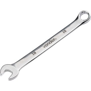 Chave combinada 10 mm, a�o cromo van�dio, reta cromada, VONDER