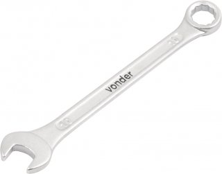 Chave combinada 10 mm, a�o cromo van�dio, reta, VONDER