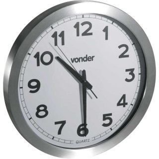 Rel�gio de parede 400 mm, VONDER