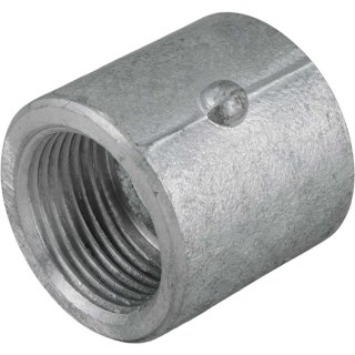 Luva de alum�nio com rosca, 1