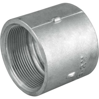 Luva de alum�nio com rosca, 2