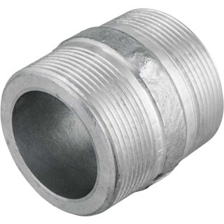 Niple em alum�nio, duplo, 2