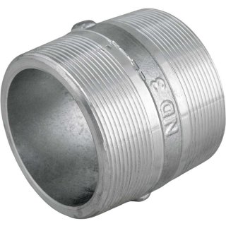 Niple em alum�nio, duplo, 3