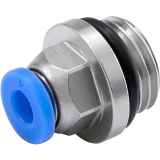 Conex�o r�pida reta, 4 mm, rosca 1/4