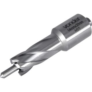 Broca anular, encaixe Weldon, 14 mm x 30 mm VONDER