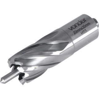 Broca anular, encaixe Weldon, 20 mm x 30 mm VONDER