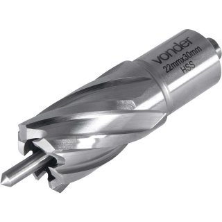 Broca anular, encaixe Weldon, 22 mm x 30 mm VONDER