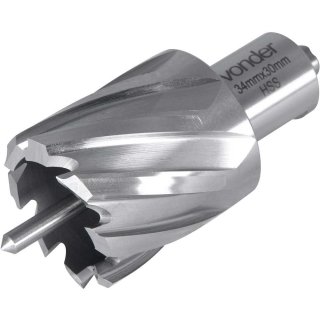 Broca anular, encaixe Weldon, 34 mm x 30 mm VONDER
