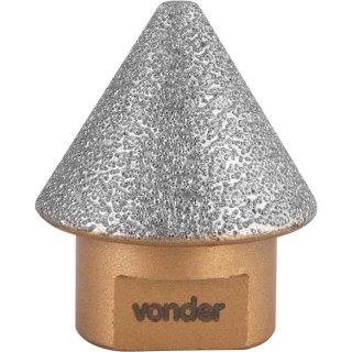 Fresa diamantada c�nica, 5 mm a 35 mm, VONDER