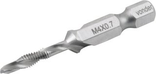 Broca/macho combinado M4 x 0,7 mm, VONDER