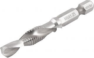 Broca/macho combinado M8 x 1,25 mm, VONDER
