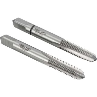 Macho manual de a�o r�pido, M6 x 1,00 mm, rosca MA, jogo com 2 pe�as, VONDER