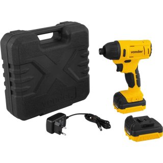 Parafusadeira a bateria de impacto, 12 V, fonte bivolt autom�tico, PBV 012I VONDER
