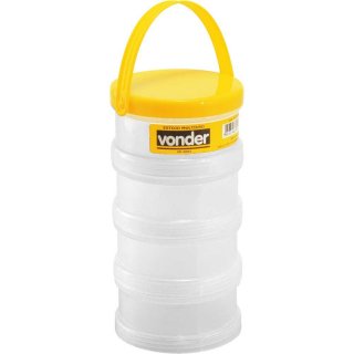 Estojo multiuso, composto de 4 partes rosque�veis, VD 4003 VONDER