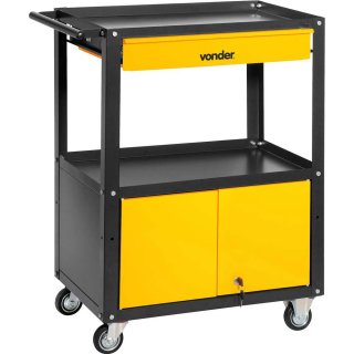 Carro para ferramentas, desmont�vel, semifechado, com 1 gaveta, VONDER