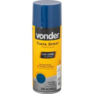 Tinta em spray azul escuro, 350 ml/250 g, VONDER