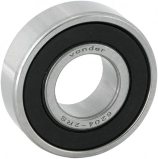 Rolamento r�gido de esfera, 6204-2RS, VONDER