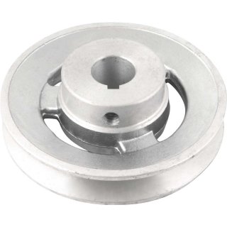 Polia de alum�nio 1 canal, perfil A, 100 mm com furo de 19 mm, VONDER