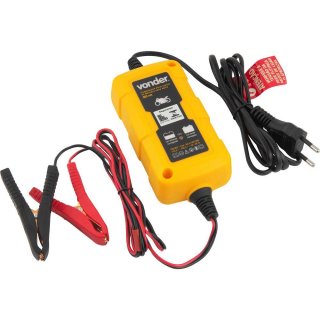 Carregador inteligente de bateria para moto, 127 V~ - 220 V~, CIB 003 VONDER